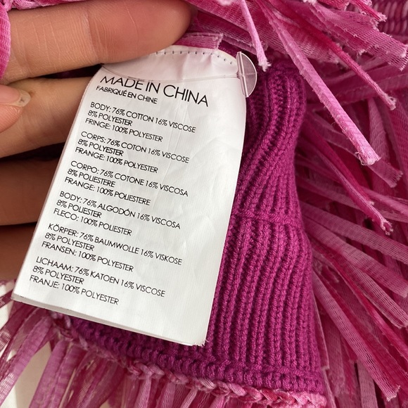 Club Monaco - size XS - pink tank top - super fun, great material - Picture 5 of 7